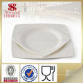 color glazed porcelain dinner platter , ceramics tableware set for hotel